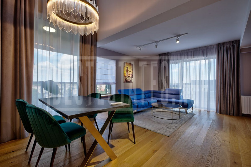 3 room, 2 bedroom luxury duplex in northern Bucharest Aviatiei