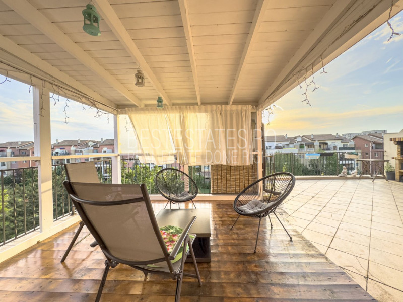 Spacious 3-Room Apartment with a 42 sqm Terrace in Pipera – North Bucharest