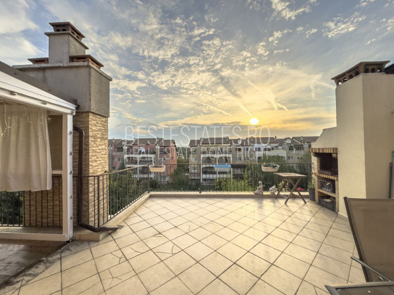 Spacious 3-Room Apartment with a 42 sqm Terrace in Pipera – North Bucharest