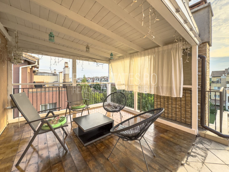 Spacious 3-Room Apartment with a 42 sqm Terrace in Pipera – North Bucharest