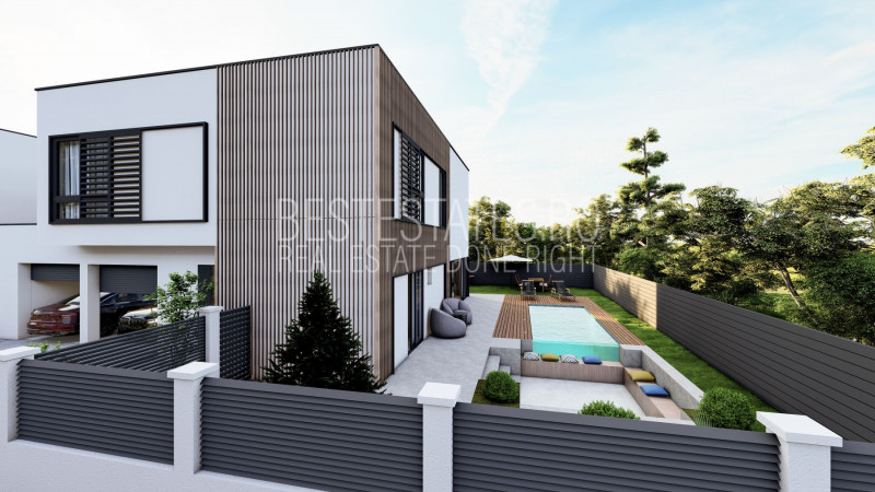 Vila moderna posibilitate personalizare – piscina exterioara si garaj dublu!