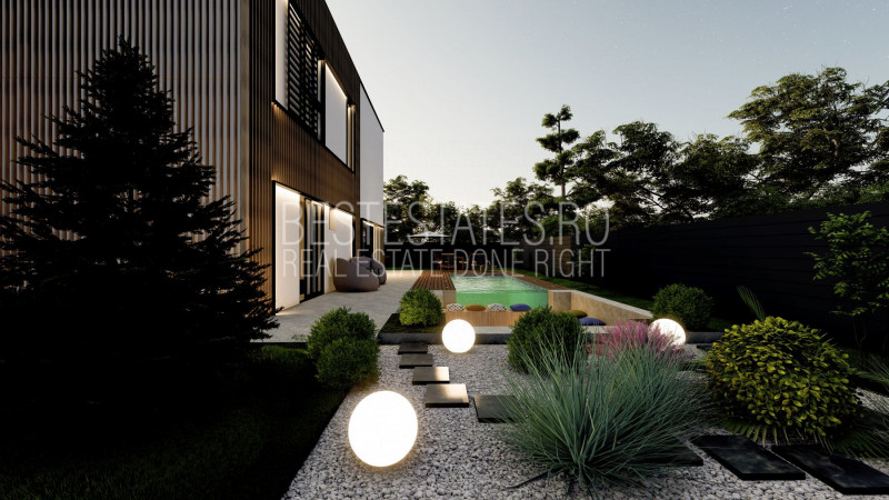 Vila moderna posibilitate personalizare – piscina exterioara si garaj dublu!