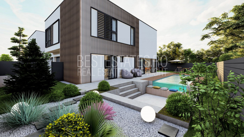 Vila moderna posibilitate personalizare – piscina exterioara si garaj dublu!