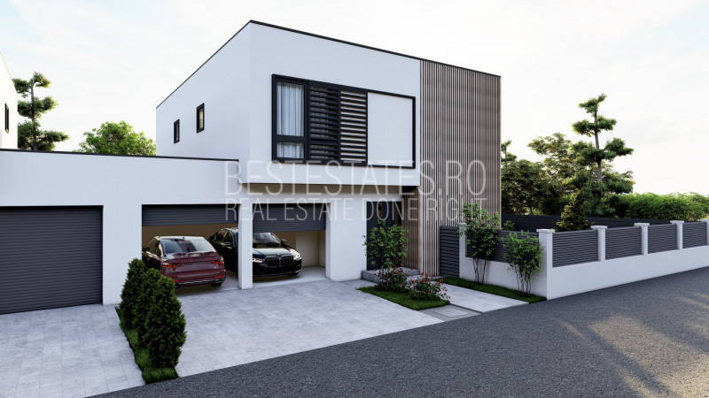 Vila moderna posibilitate personalizare – piscina exterioara si garaj dublu!