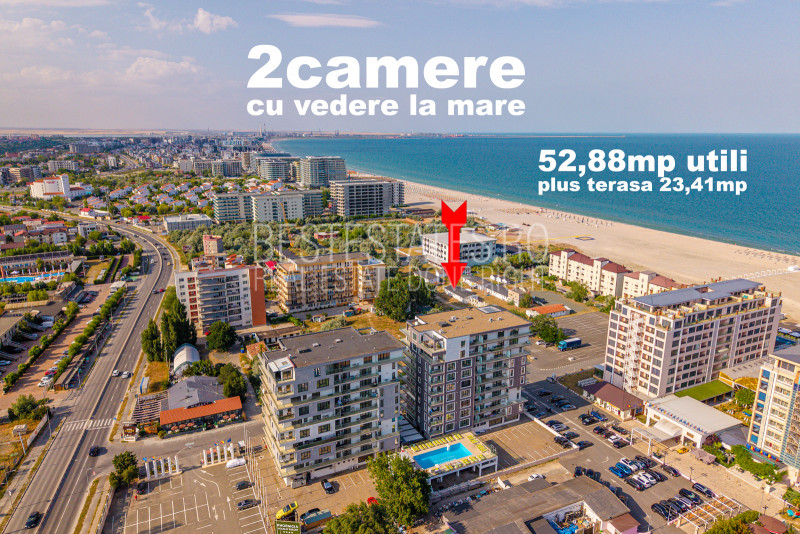 Apartament cu vedere dubla – mare si lac – in inima statiunii Mamaia