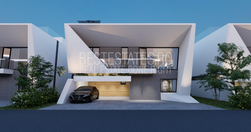 Vila cu design modern si piscina pe acoperis!