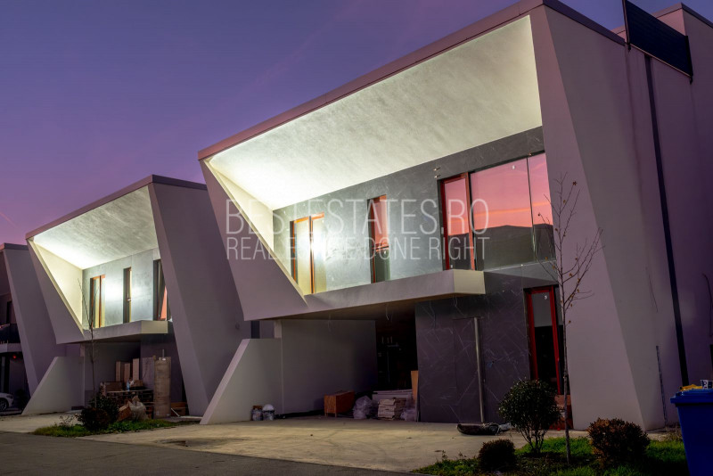 Vila cu design modern si piscina pe acoperis!