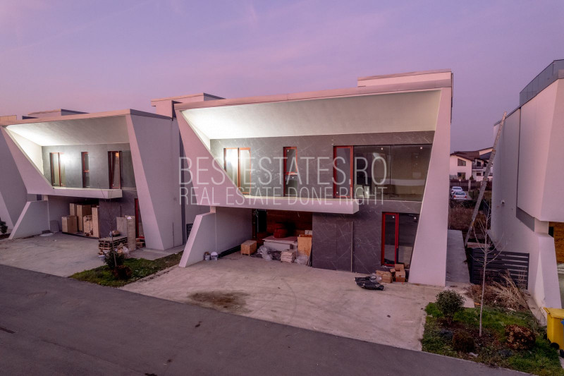 Vila cu design modern si piscina pe acoperis!