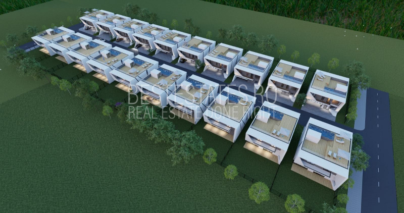 Vila cu design modern si piscina pe acoperis!