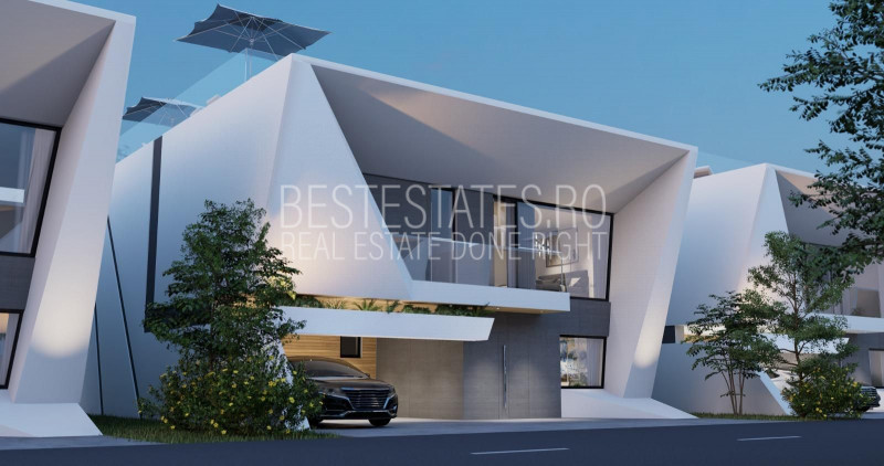 Vila cu design modern si piscina pe acoperis!