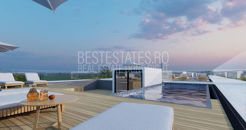 Vila cu design modern si piscina pe acoperis!