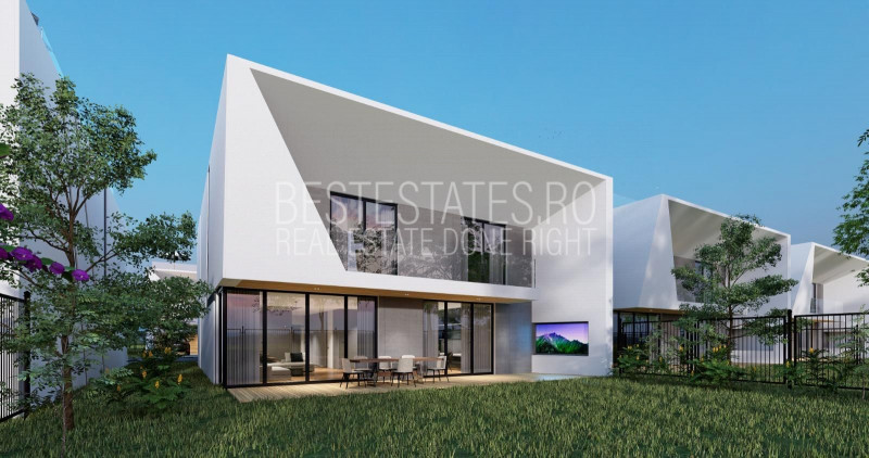 Vila cu design modern si piscina pe acoperis!