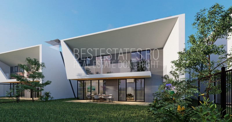 Vila cu design modern si piscina pe acoperis!