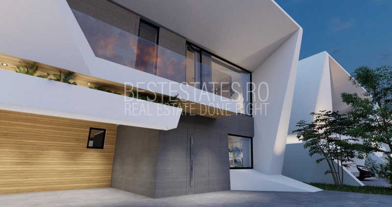Vila cu design modern si piscina pe acoperis!