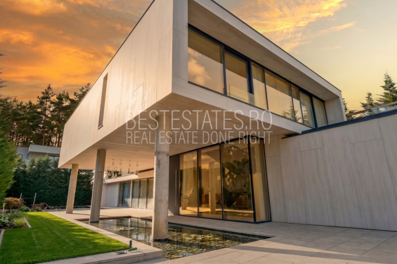Vila moderna de exceptie in Pipera - Piscina - Smart Home - Finisaje premium