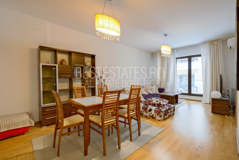 Apartament 2 camere de inchiriat - Herastrau – Satul Francez - 78 mp - garaj